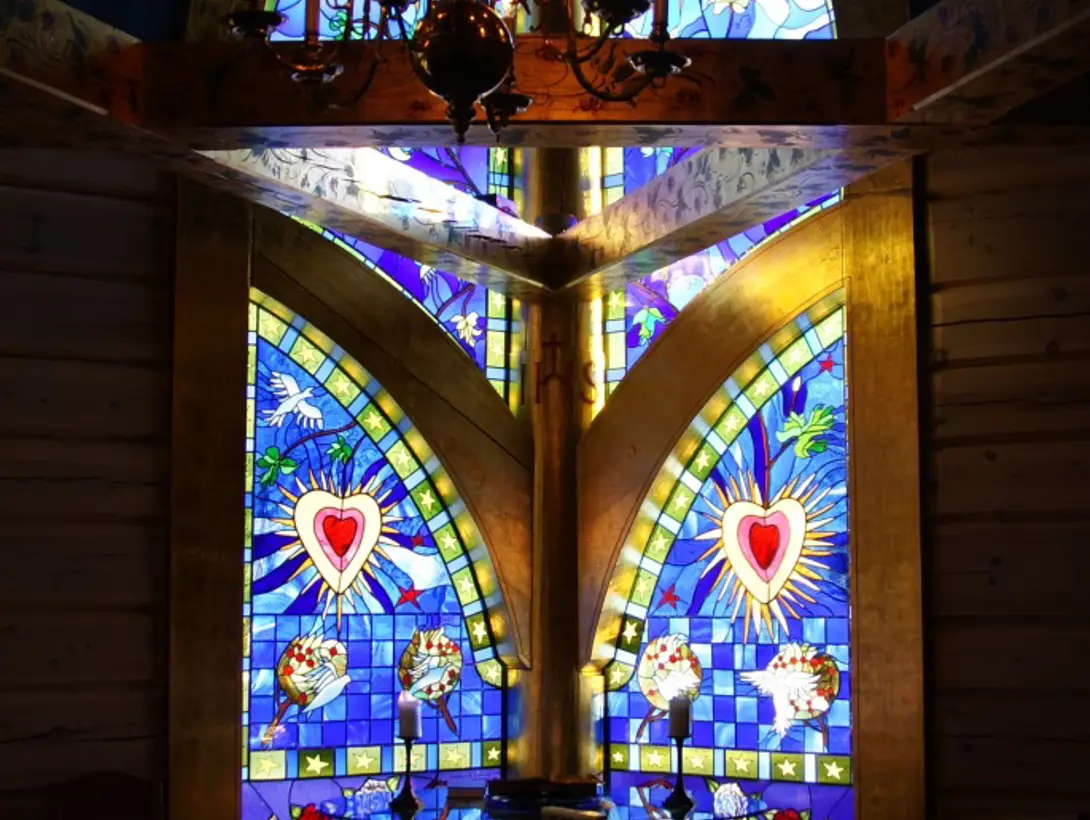 Glassmaleriet i Lyskapellet